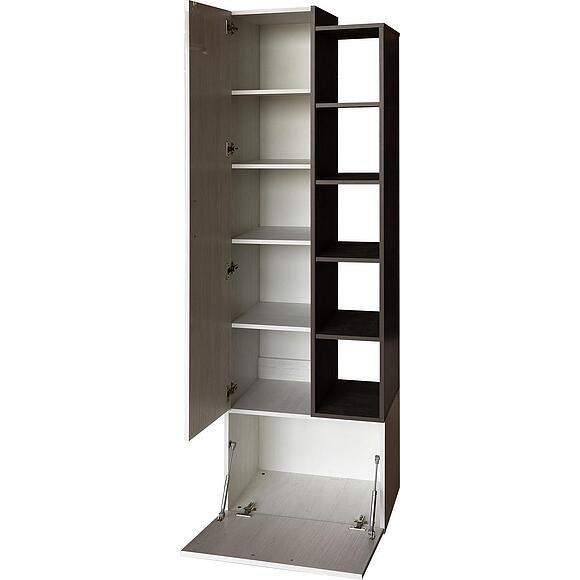 Шкаф комбинированный «Луна» П7.049.1.12, Основной материал: ЛДСП, Цвет: сосна рандерс + оникс