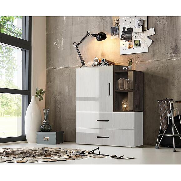 Тумба «Луна» П7.049.1.21, Цвет: сосна рандерс + оникс