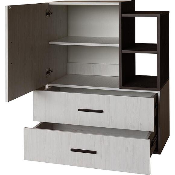 Тумба «Луна» П7.049.1.21, Цвет: сосна рандерс + оникс