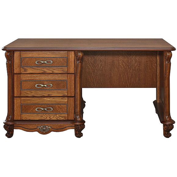 Стол письменный «Алези» П1.350.2.07-01 (П395.07-01), Основной материал: массив дуба, Цвет: Античная бронза