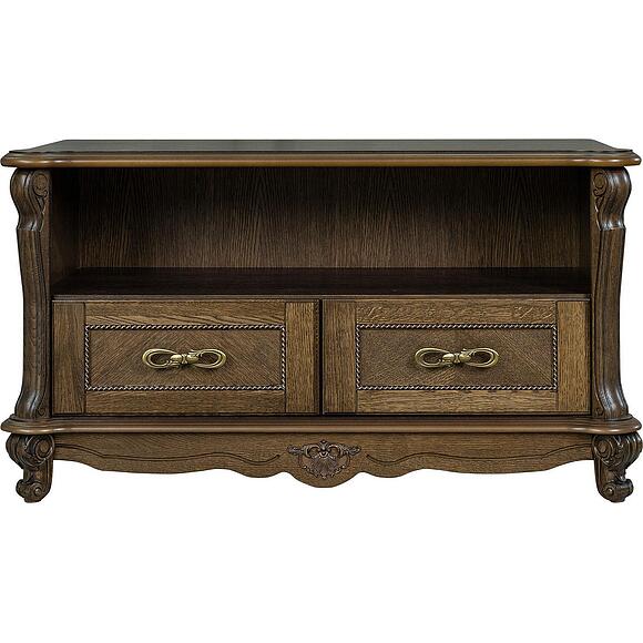 Тумба «Алези» П1.350.0.17 (П350.17), Основной материал: массив дуба, Цвет: Табак