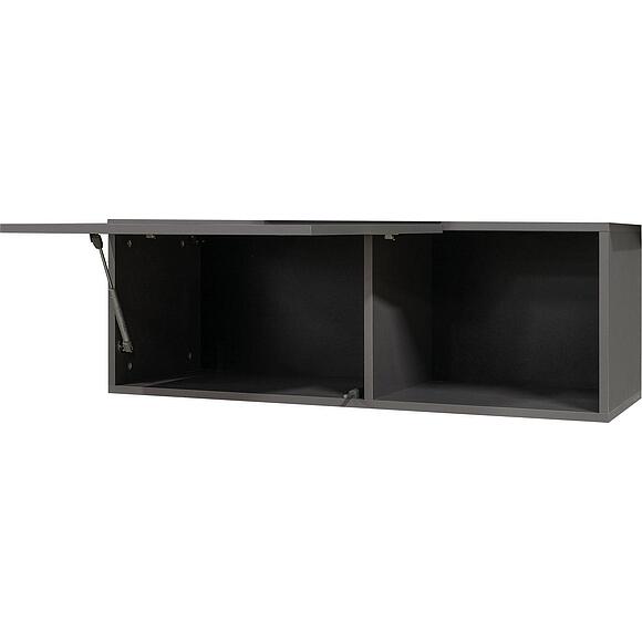 Шкаф навесной «Норидж» П6.633.0.15 (П633.15), Основной материал: ЛДСП, Цвет: Вольфрам (Noridj_P633-15_volfram-.jpg) Шкаф навесной «Норидж» П6.633.0.15 (П633.15), Основной материал: ЛДСП, Цвет: Вольфрам