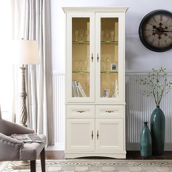 Шкаф 2д «Турин» П7.036.0.10 (П036.10), Основной материал: ЛДСП+МДФ, Цвет: Сосна карелия