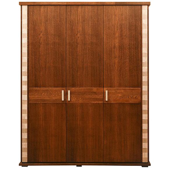 Шкаф для одежды «Тунис» П6.343.1.01 (П344.01/1), Основной материал: массив дуба, Цвет: Черешня с золочением