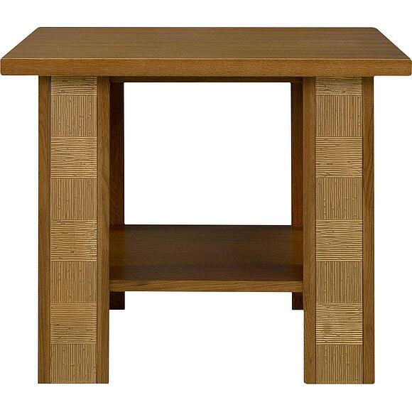 Стол журнальный «Тунис» П6.343.0.10 (П343.10Ш), Основной материал: ДСП+шпон, Цвет: дуб рустикаль с золочением