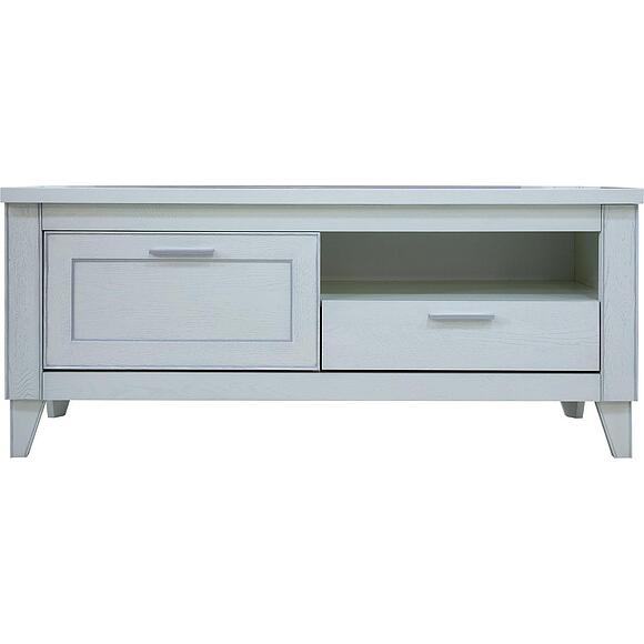 Тумба «Амадей» П6.635.0.02 (П635.02), Цвет: Слоновая кость с серебром