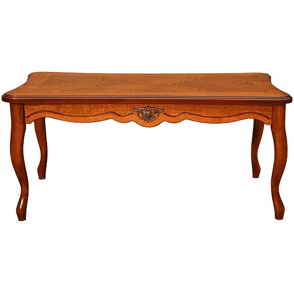 Стол журнальный «Алези» П1.350.0.40 (П354.02), Основной материал: массив дуба, Цвет: Античная бронза