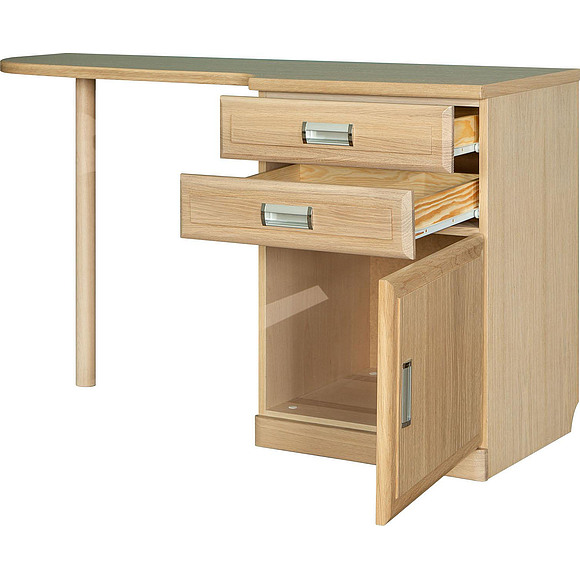 Стол туалетный «Лайма» БМ2.661.1.45, Основной материал: массив дуба, Цвет: Дуб разбеленный (4J4A3129-kopiya-1-.jpg) Стол туалетный «Лайма» БМ2.661.1.45, Основной материал: массив дуба, Цвет: Дуб разбеленный