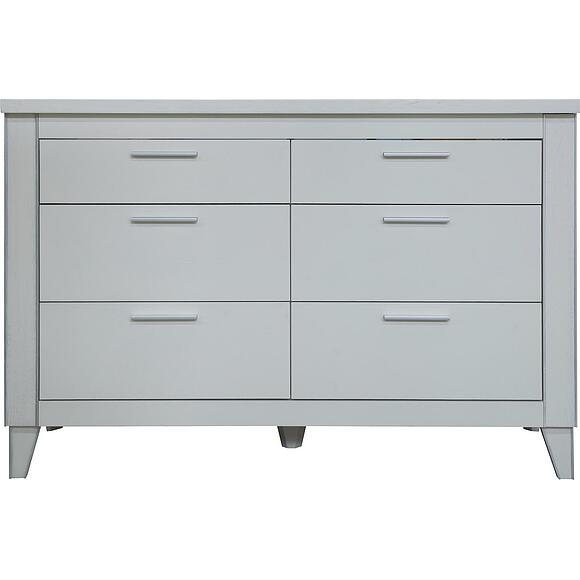 Комод «Амадей» П6.635.1.17 (П635.14), Основной материал: массив дуба, Цвет: Слоновая кость с серебром