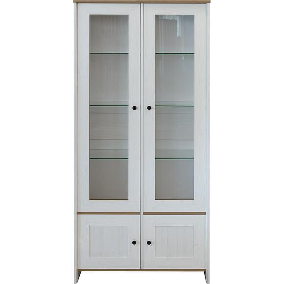 Шкаф 2Д «Парма» П7.050.0.13, Основной материал: ЛДСП, Цвет: сосна рандерс + дуб кантри золотой