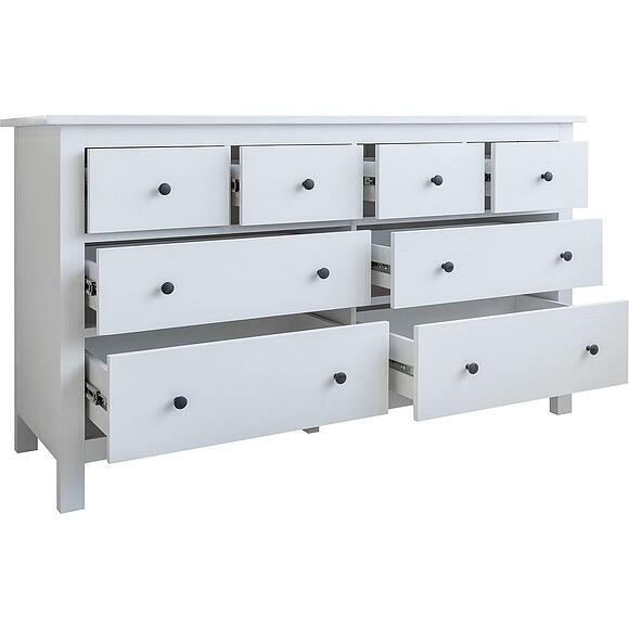 Комод «Нортон» БМ2.768.1.31, Основной материал: массив сосны, Цвет: Белый воск