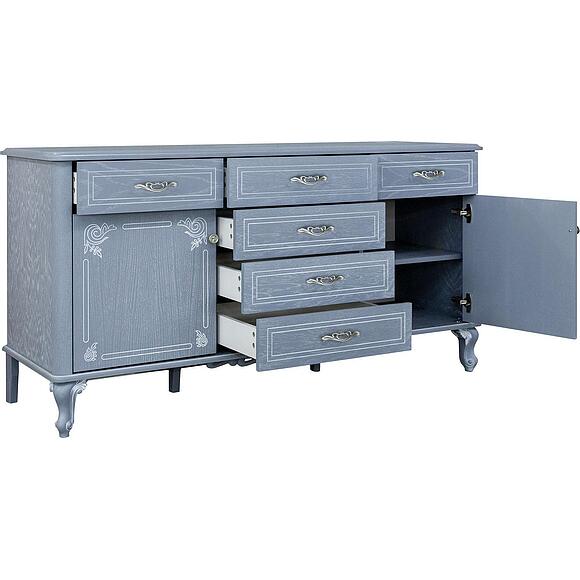 Тумба «Флорентина» БМ2.851.0.34(2681), Основной материал: МДФ, облицованная шпоном дуба, Цвет: голубой агат (IMG_2768.jpg) Тумба «Флорентина» БМ2.851.0.34(2681), Основной материал: МДФ, облицованная шпоном дуба, Цвет: голубой агат