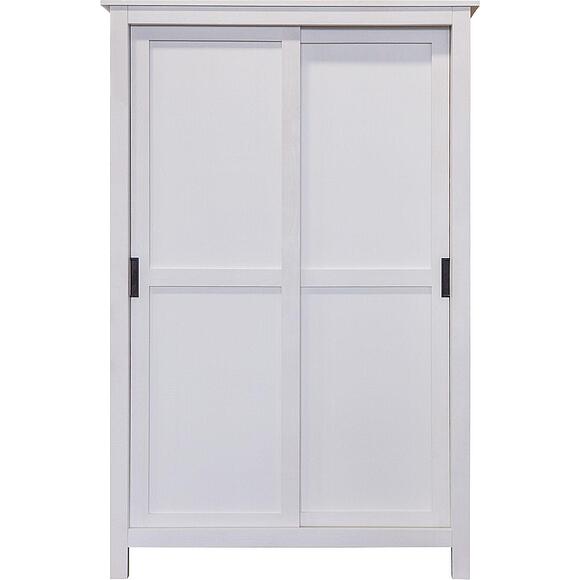 Шкаф-купе 2д «Нортон» БМ2.768.1.22, Основной материал: массив сосны, Цвет: Белый воск