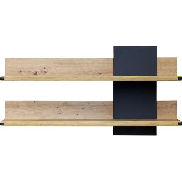 Полка навесная «Генуа» П3.586.0.42, Основной материал: ЛДСП, Цвет: Дуб натуральный+Дуб Онтарио