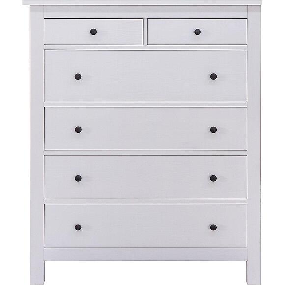 Комод «Нортон» БМ2.768.1.29, Основной материал: массив сосны, Цвет: Белый воск