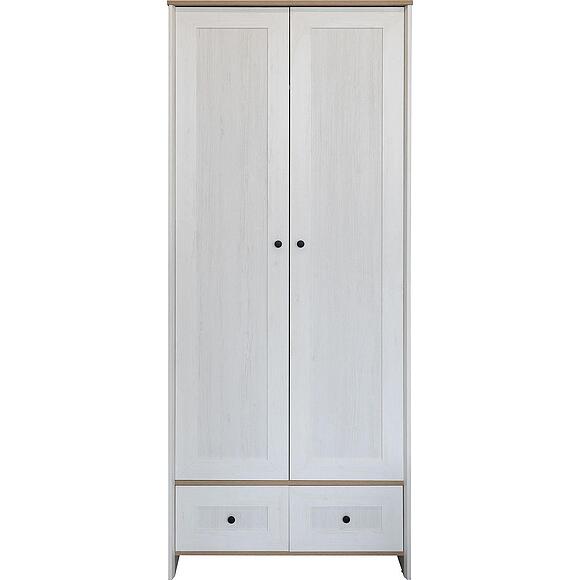 Шкаф для одежды 2Д «Парма» П7.050.1.18, Основной материал: ЛДСП+МДФ, Цвет: сосна рандерс + дуб кантри золотой