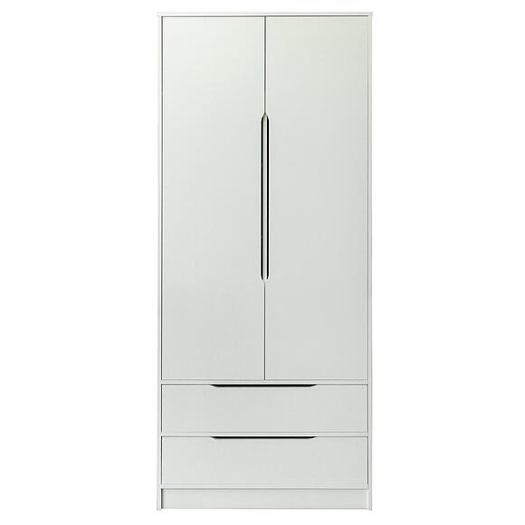 Шкаф для одежды 2д «Линель» П6.934.1.01, Основной материал: ЛДСП, Цвет: Белый