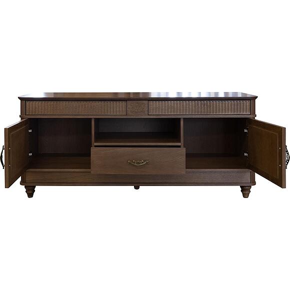 Тумба ТВ «Юстина Люкс» БМ2.690.0.75, Основной материал: массив дуба, Цвет: Орех