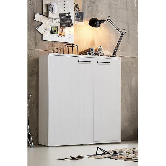 Тумба для обуви «Визит» П8.971.3.04, Основной материал: ЛДСП, Цвет: Сосна карелия (Vizit_P8-971-3.jpg) Тумба для обуви «Визит» П8.971.3.04, Основной материал: ЛДСП, Цвет: Сосна карелия