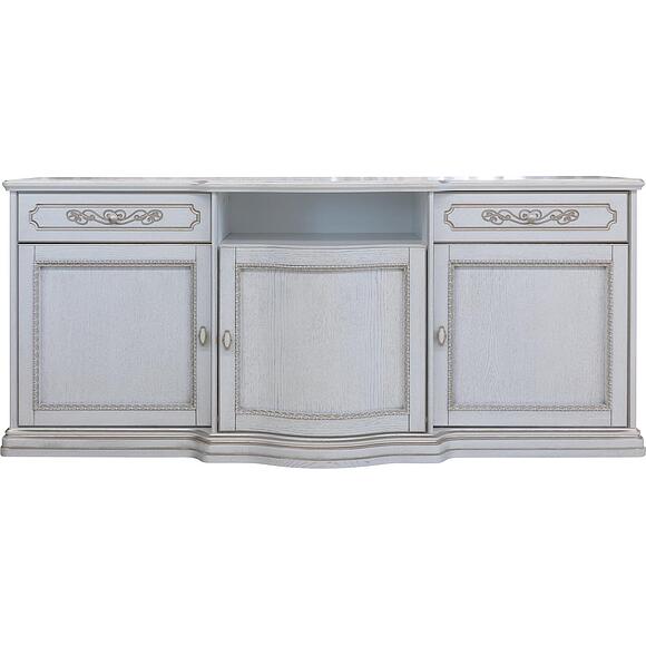 Тумба ТВ «Бристоль» П3.588.0.03, Цвет: Молоко + розовый жемчуг