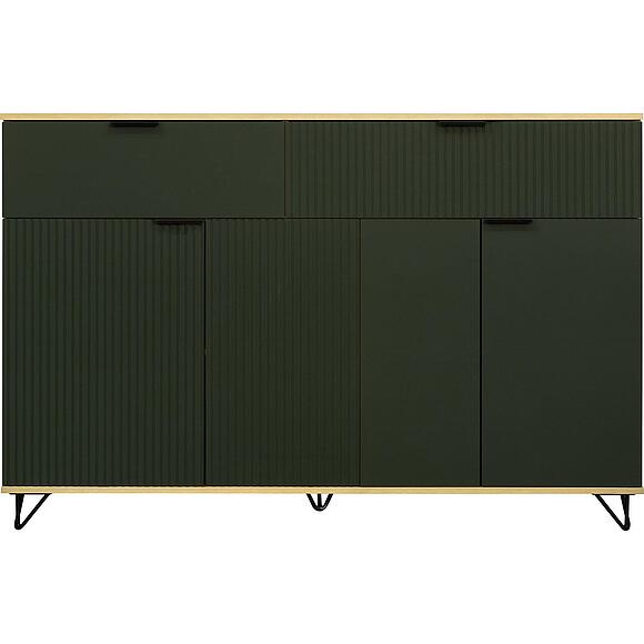 Тумба «Рокси» П6.948.0.04, Основной материал: ЛДСП, Цвет: Грин Софт+Дуб Кантри золотой