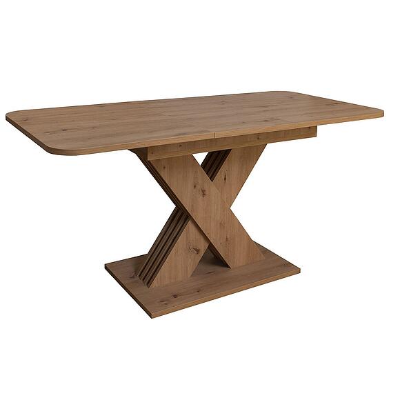 Стол обеденный «Мюнхен» П8.983.4.02, Основной материал: ЛДСП, Цвет: Дуб Онтарио (6T3A5043_-kopiya.jpg) Стол обеденный «Мюнхен» П8.983.4.02, Основной материал: ЛДСП, Цвет: Дуб Онтарио