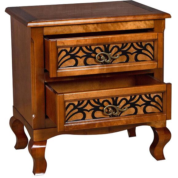 Тумба прикроватная «Видана Люкс» П445.04-3, Цвет: Коньяк (4J4A9915-1.jpg) Тумба прикроватная «Видана Люкс» П445.04-3, Цвет: Коньяк