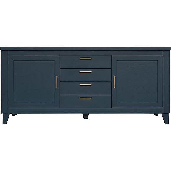 Тумба «Амадей» П6.635.0.11, Основной материал: массив дуба, Цвет: Королевский синий