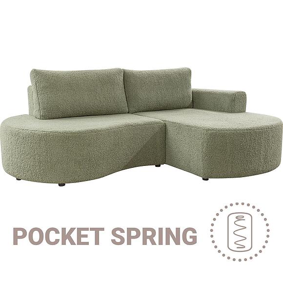 Угловой диван «Роджер» (2мL/R6R/L), Основной материал: ткань, Группа ткани: 21 группа