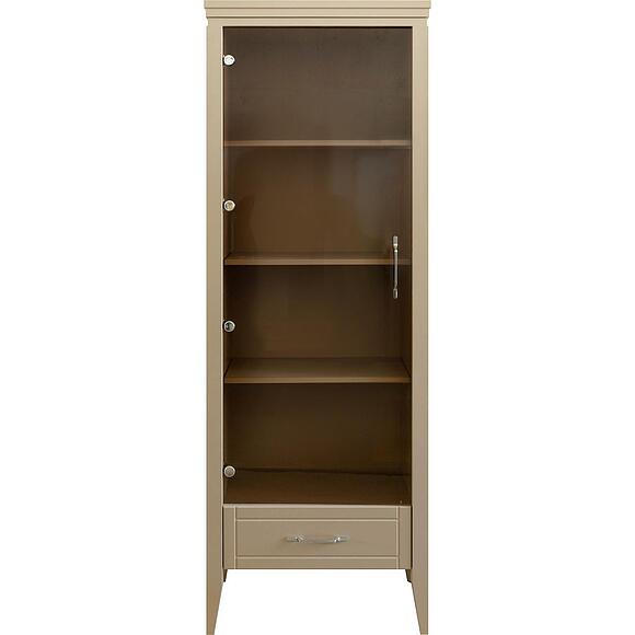 Шкаф-витрина «Орли» П3.590.0.06, Основной материал: МДФ, Цвет: Капучино