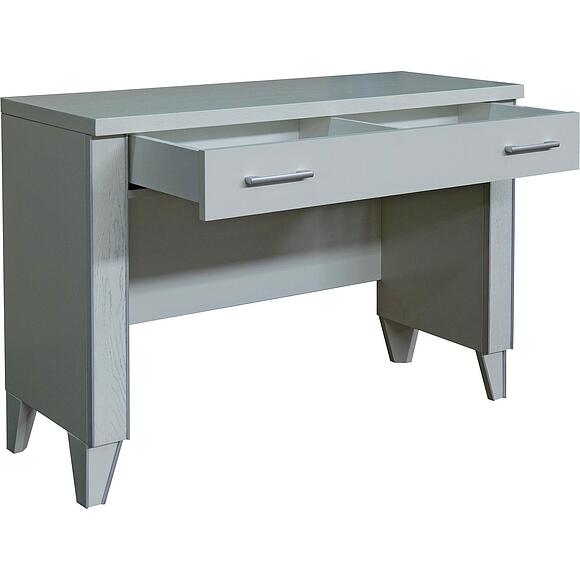 Стол туалетный «Амадей» П6.635.1.15, Основной материал: ДСП, облицованная шпоном дуба, Цвет: Слоновая кость с серебром