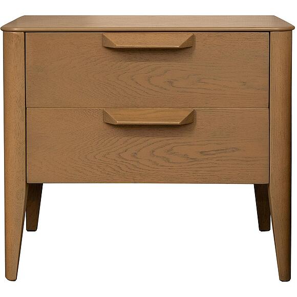 Тумба прикроватная «Версаль» БМ2.777.1.30, Основной материал: ДСП, облицованная шпоном дуба, Цвет: Капучино