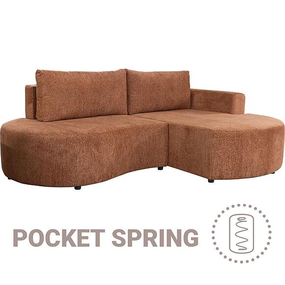 Угловой диван «Роджер» (2мL/R6R/L), Основной материал: ткань, Группа ткани: 19 группа