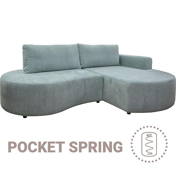 Угловой диван «Роджер» (2мL/R6R/L), Основной материал: ткань, Группа ткани: 19 группа