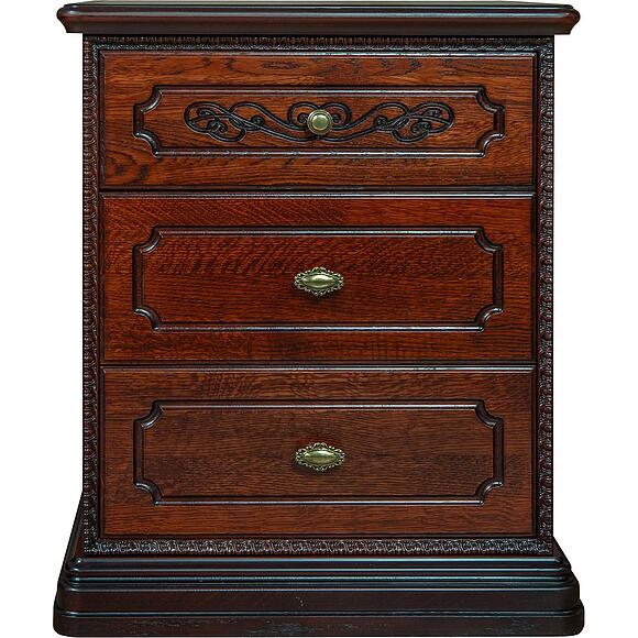 Тумба прикроватная «Бристоль» П3.588.1.03 , Цвет: Спелая вишня (Tumba_prikrovatnaya_Bristol_P3-588-1-03_spelaya_vishnya_.jpg) Тумба прикроватная «Бристоль» П3.588.1.03 , Цвет: Спелая вишня