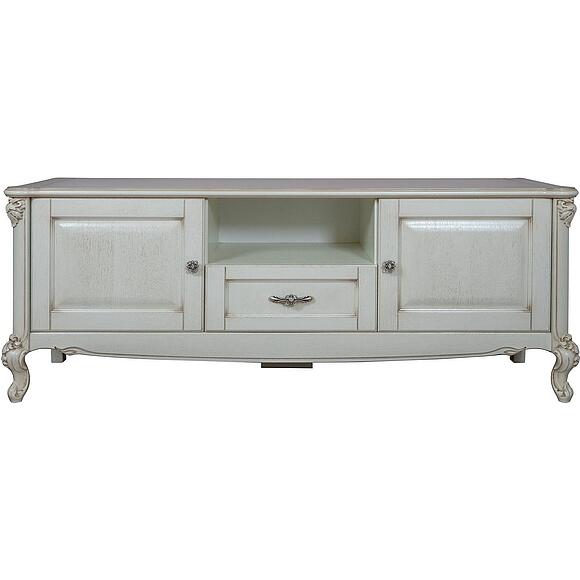 Тумба ТВ «Трезор» П1.987.0.10, Основной материал: массив дуба, Цвет: Королевский шелк