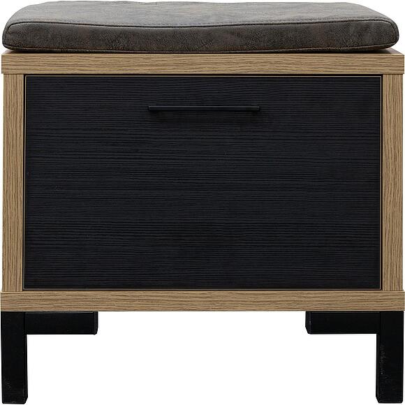 Тумба «Блэквуд Лофт» П3.0556.3.33, Основной материал: ЛДСП, Цвет: Дуб Вотан + чёрный (Tumba-P570-03__.jpg) Тумба «Блэквуд Лофт» П3.0556.3.33, Основной материал: ЛДСП, Цвет: Дуб Вотан + чёрный