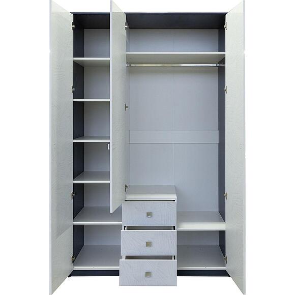 Шкаф 3Д «Призма Нью» П3.0592.1.01, Основной материал: ЛДСП, Цвет: Ночное небо + Призма