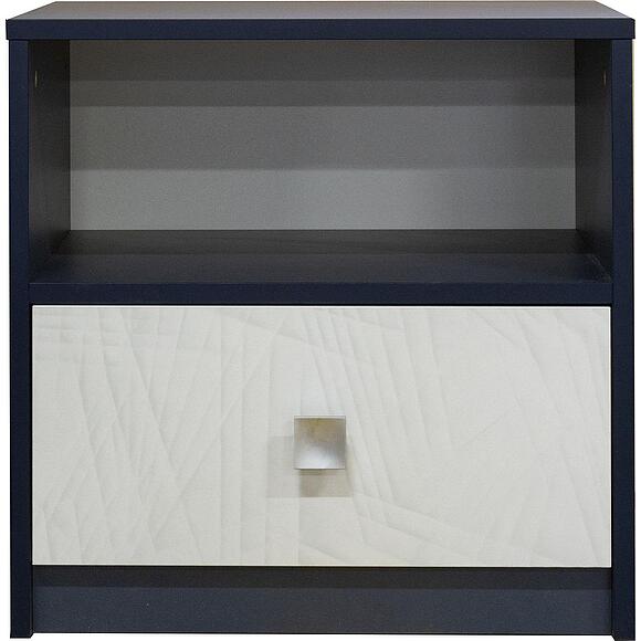 Тумба прикроватная «Призма Нью» П3.0592.1.05, Основной материал: ЛДСП, Цвет: Ночное небо + Призма