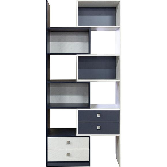 Стеллаж «Призма Нью» П3.0592.1.06, Основной материал: ЛДСП, Цвет: Ночное небо + Призма