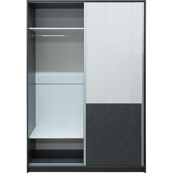 Шкаф-купе «Челси Бум» П3.0587.1.08, Основной материал: ЛДСП, Цвет: Дуб Бордо лайт + Металл Бруклин