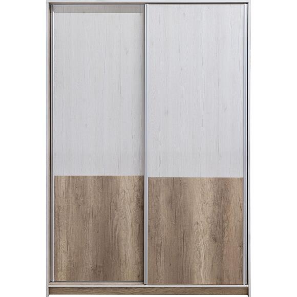 Шкаф-купе 2Д «Юнона Лайт» П3.0582.1.02, Основной материал: ЛДСП, Цвет: Дуб бордо лайт+Дуб каньон