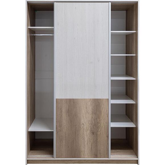 Шкаф-купе 2Д «Юнона Лайт» П3.0582.1.02, Основной материал: ЛДСП, Цвет: Дуб бордо лайт+Дуб каньон