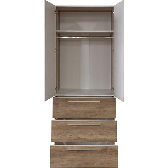 Шкаф для одежды 2д «Юнона Лайт» П3.0582.1.55, Основной материал: ЛДСП, Цвет: Дуб бордо лайт+Дуб каньон (Shkaf_2D_Unona_P3-582-1-55_dub_kanion-dub_bordo_lait.jpg) Шкаф для одежды 2д «Юнона Лайт» П3.0582.1.55, Основной материал: ЛДСП, Цвет: Дуб бордо лайт+Дуб каньон