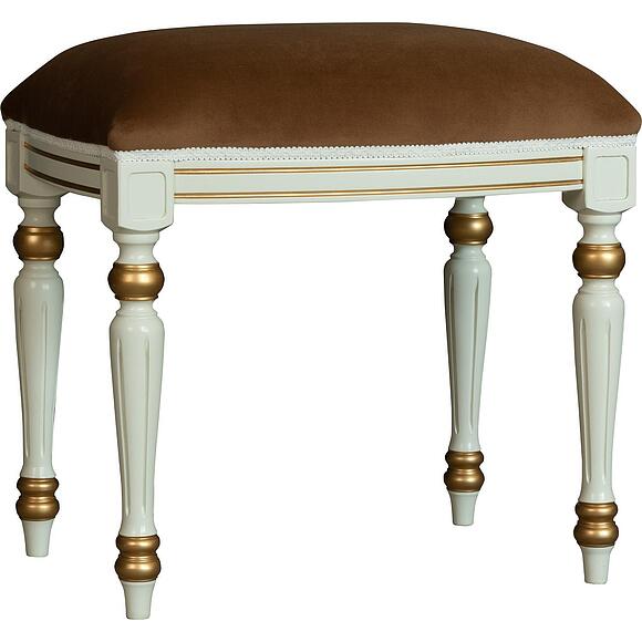 Банкетка «Премиум М 2056» П5.0503.5.01, Цвет: Слоновая кость с золочением (Banketka_Premiym_2056_30160_slon_kost_s_zolocheniem-1.jpg) Банкетка «Премиум М 2056» П5.0503.5.01, Цвет: Слоновая кость с золочением