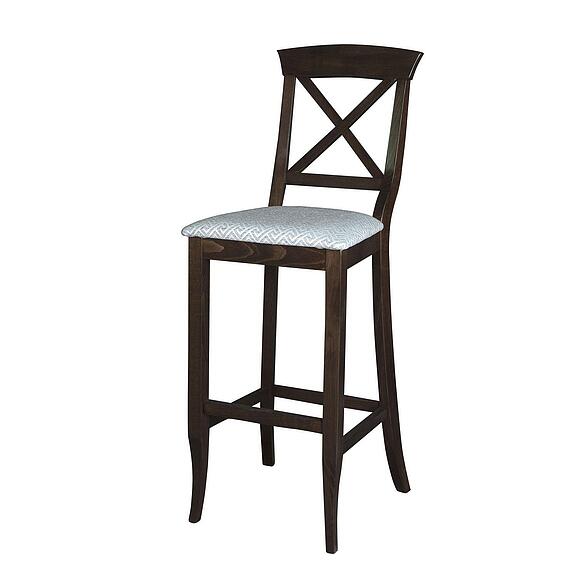 Стул барный «Рустикаль М» П5.0351.5.03, Основной материал: искусственная кожа, Цвет: Венге