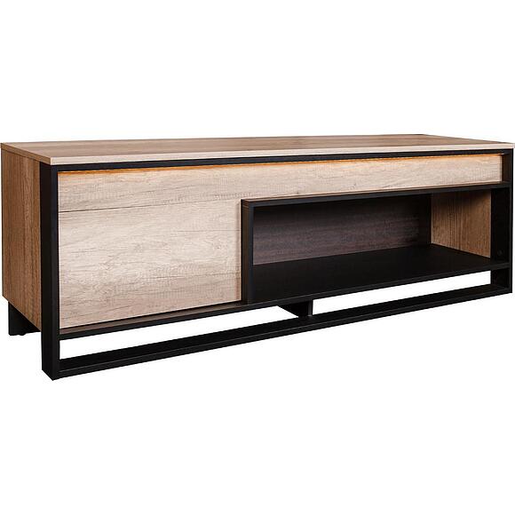 Тумба «Каньон Лофт» П3.0561.0.17/37, Основной материал: ЛДСП, Цвет: Дуб Каньон+чёрный