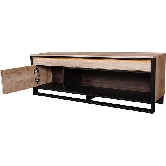 Тумба «Каньон Лофт» П3.0561.0.17/37, Основной материал: ЛДСП, Цвет: Дуб Каньон+чёрный