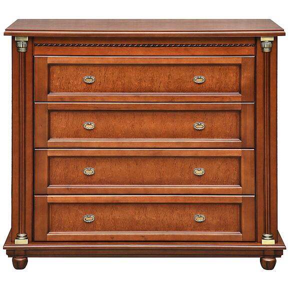 Комод «Валенсия Классик» П3.0589.1.13, Основной материал: массив березы, Цвет: Каштан (komod_valensiya_p254_30_r46_patinir_2-1.jpg) Комод «Валенсия Классик» П3.0589.1.13, Основной материал: массив березы, Цвет: Каштан