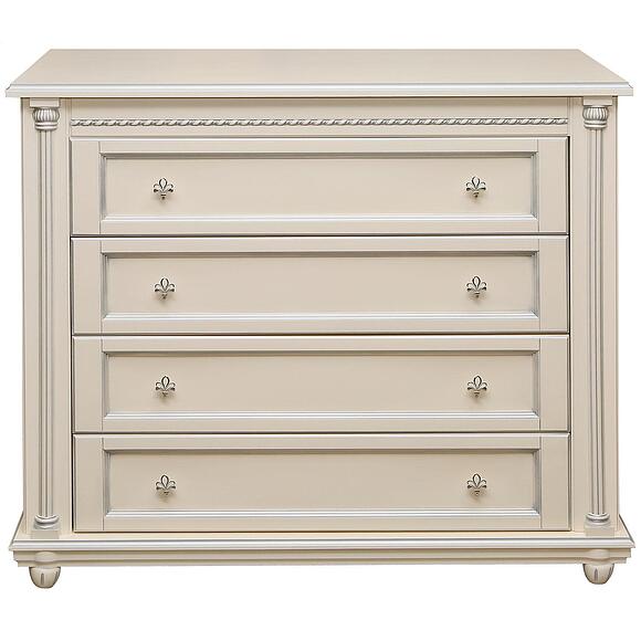 Комод «Валенсия Классик» П3.0589.1.13, Основной материал: массив березы, Цвет: Античная темпера с серебром (komod_valensiya_p254_30_antich_tempera_serebro_2-1.jpg) Комод «Валенсия Классик» П3.0589.1.13, Основной материал: массив березы, Цвет: Античная темпера с серебром